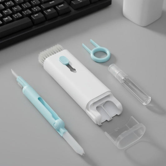 Kit de Limpieza Multifuncional 7 en 1 para Teclados, Auriculares y Smartphones - Zumo Trends
