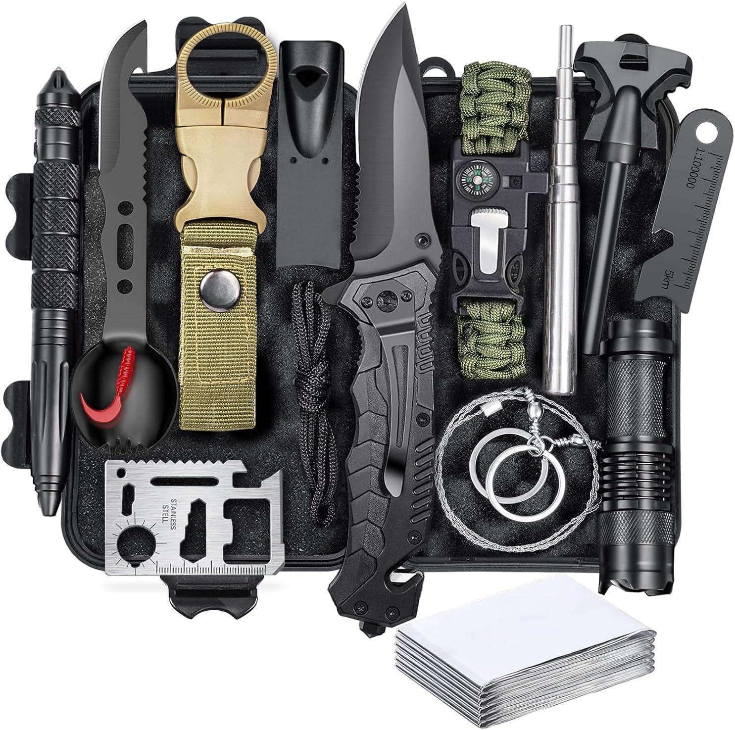 Kit de Supervivencia Táctico 13 en 1 - ¡Esencial para el Rally y tus Aventuras! - Zumo Trends