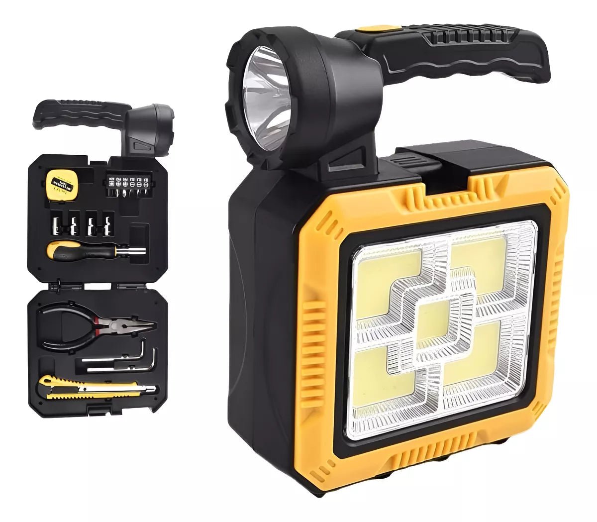 Linterna Táctica 3 en 1: Luz, Power Bank y Herramientas para el WRC - Zumo Trends